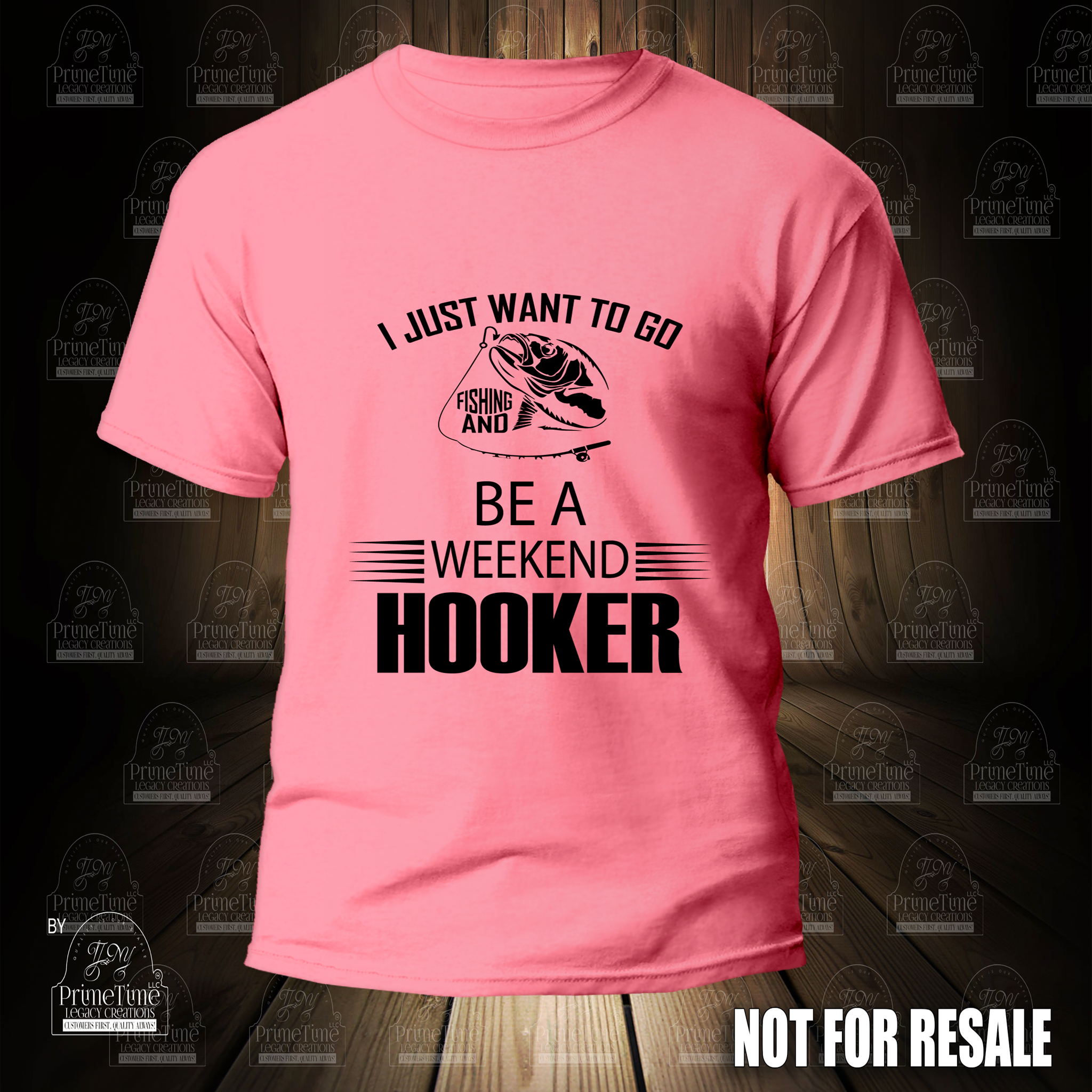 Fish Hooker Tshirt, Fishing Enthusiast, Weekend Hooker Shirt
