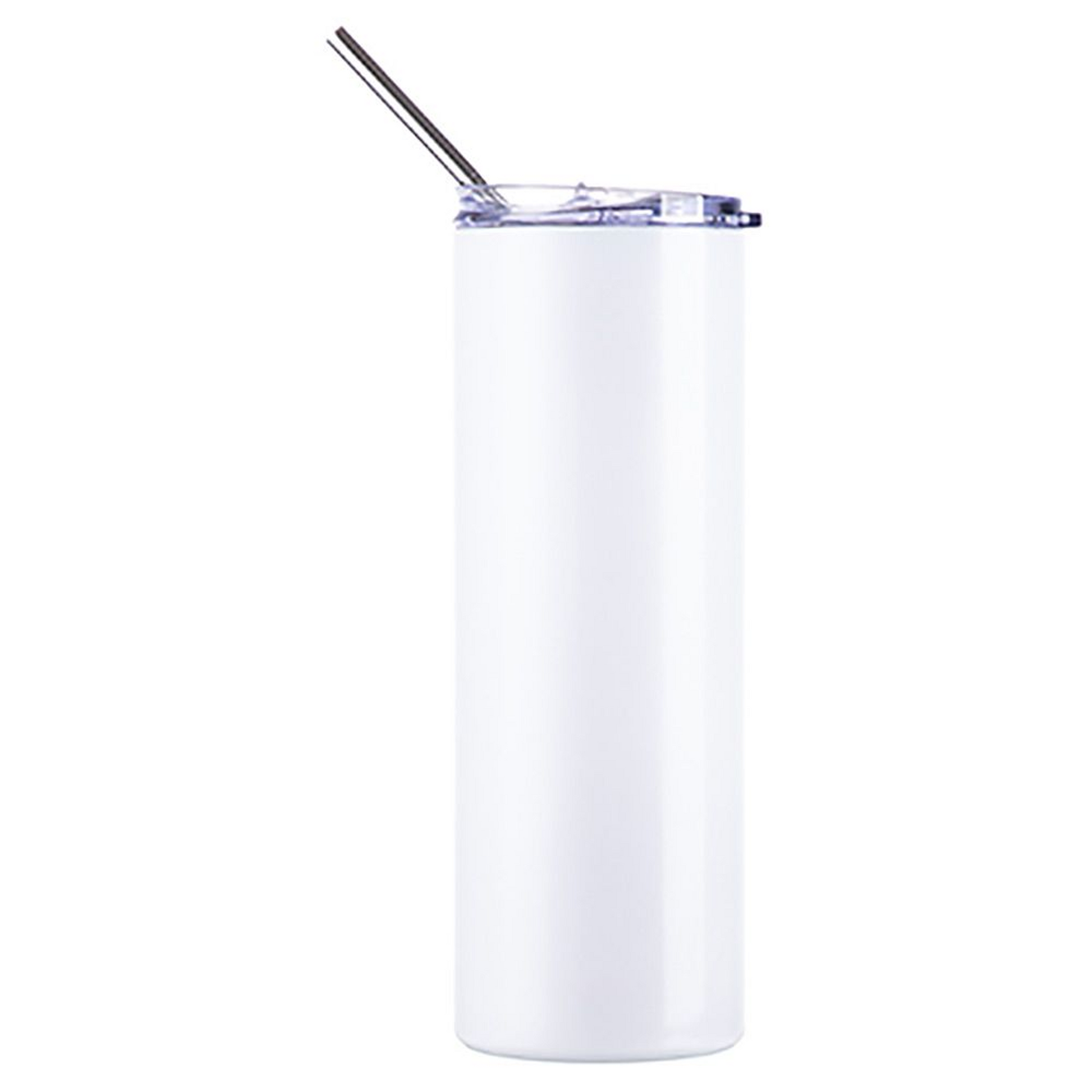 Beyond Blessed Doula - Plain Skinny Tumbler with Straw, 20oz