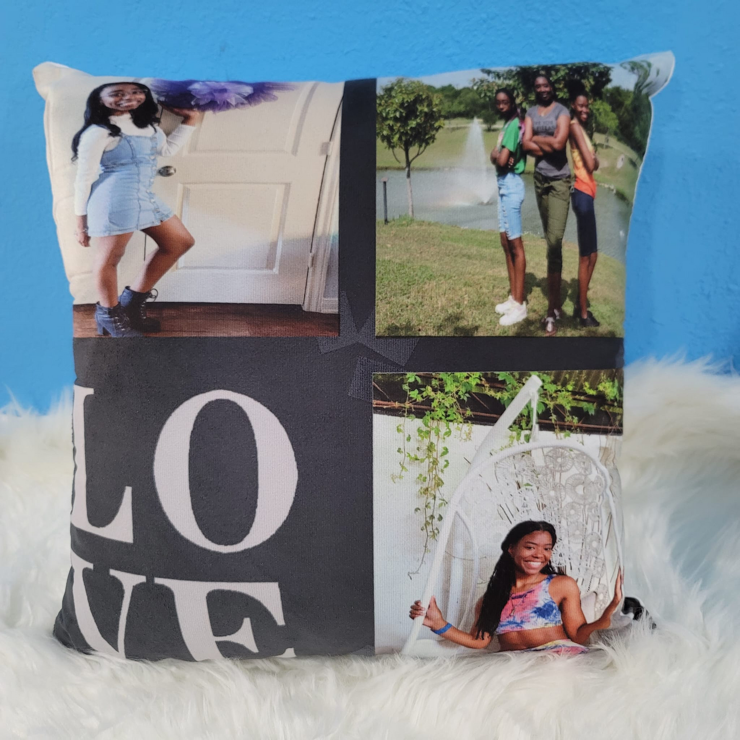 4 Panel Love Pillow Cover (Custom)