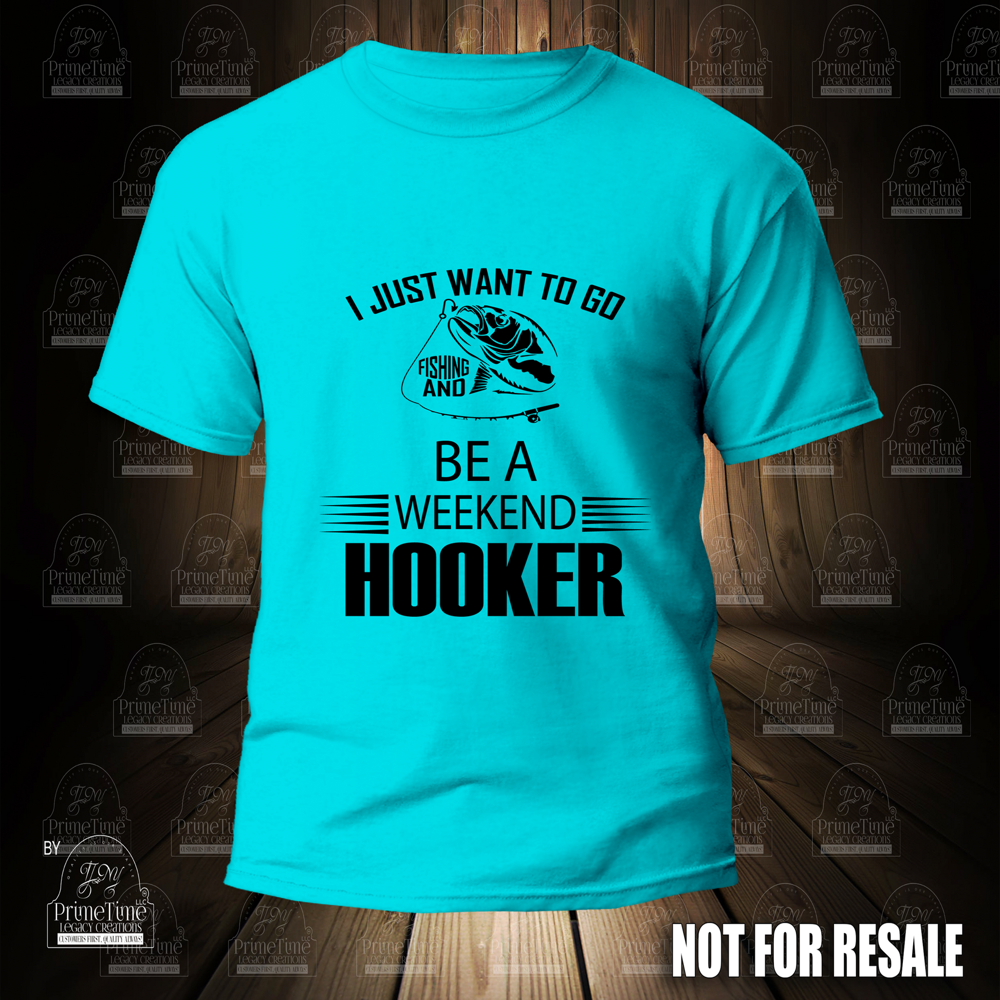 I Just Wanna Go Fishing heavyweight t-shirt – Outskirt Living