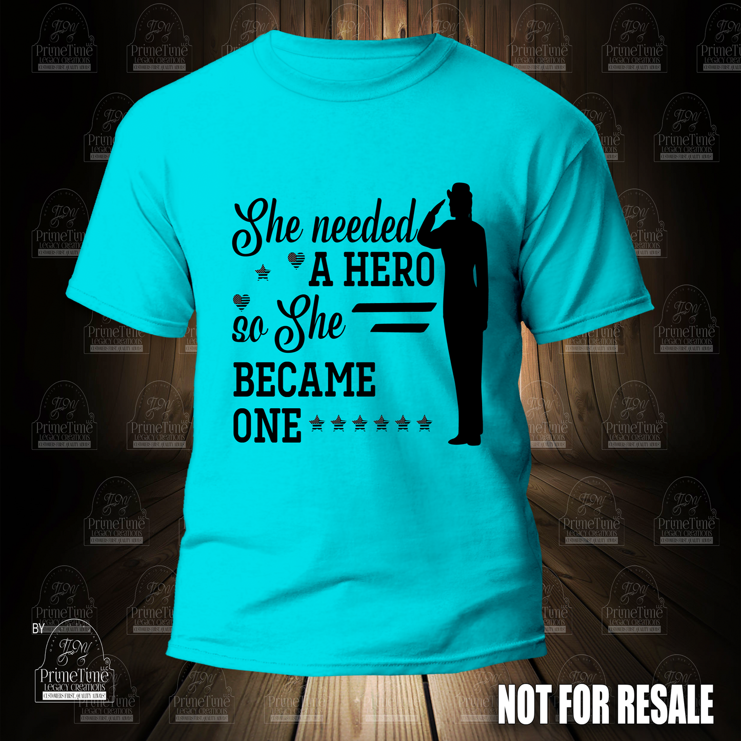 She Needed A Hero So She Became One Letter Print T-Shirt Graphic Tee