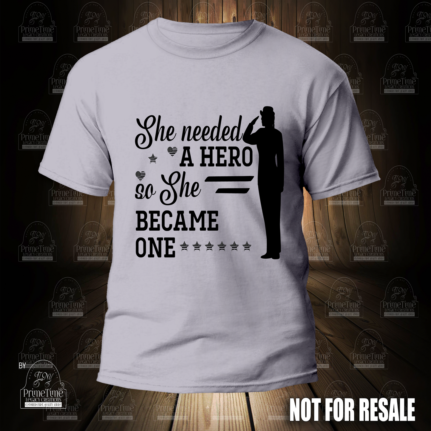 She Needed A Hero So She Became One Letter Print T-Shirt Graphic Tee