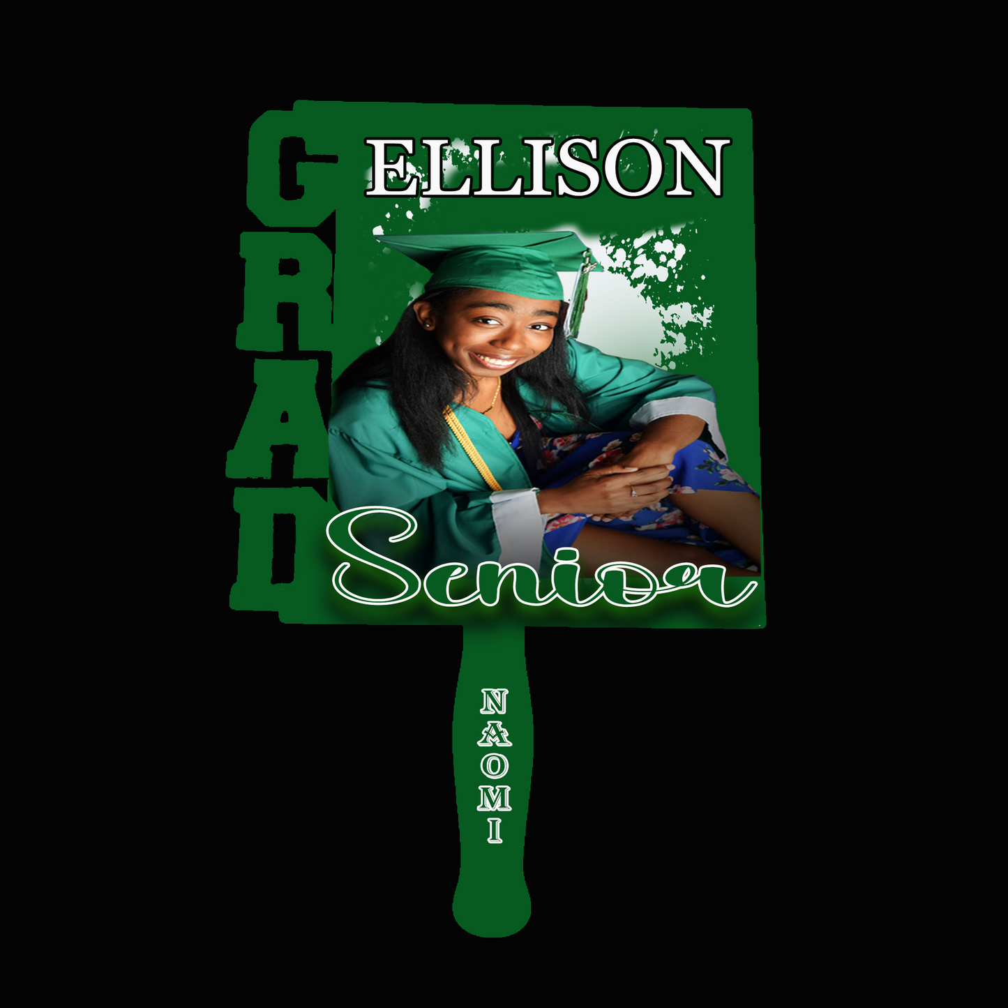 Grad Hand Fan (Personalize)