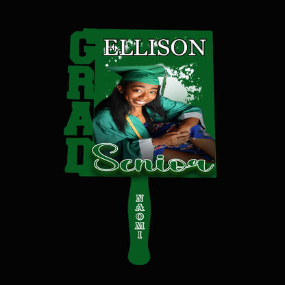 Grad Hand Fan (Personalize)